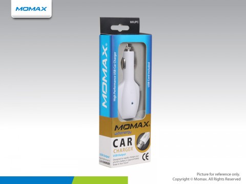 Momax High Performance Super Car Charger USB Output