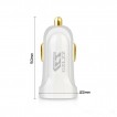2.1A LED USB Car Charger Small Size Charge For Mobile phone Tablet With Cable