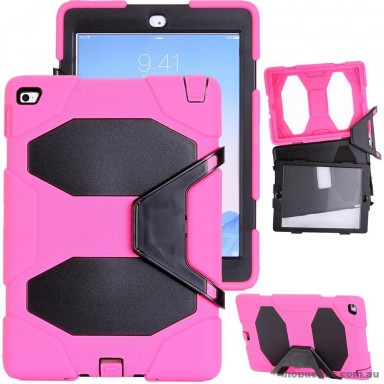 TOUGH CASE FOR IPAD MINI 4 WITH SURVIVOR WITH STAND - Hot Pink
