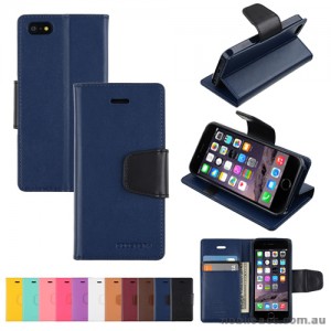 iPhone6+/6S+  Korean Mercury Sonata Diary Wallet Case - Navy