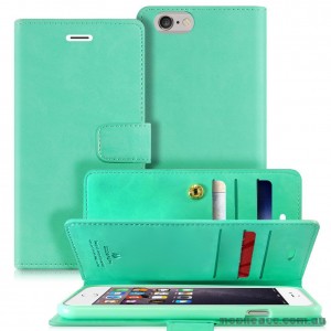 Mercury Mansoor Wallet Diary Case for iPhone 5/5S/SE Mint