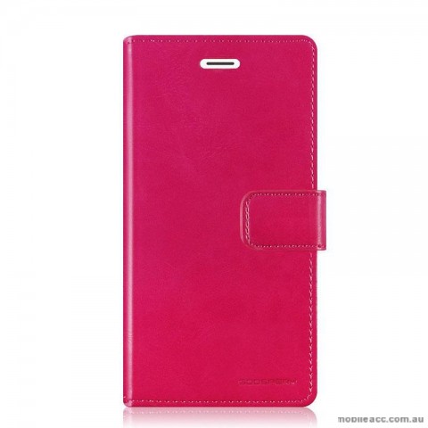 Original Mercury Mansoor Wallet Diary Case for iPhone 6 Plus / 6S Plus Hot Pink