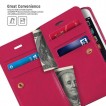 Original Mercury Mansoor Wallet Diary Case for iPhone 6 Plus / 6S Plus Hot Pink