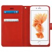 Original Mercury Mansoor Wallet Diary Case for iPhone 6 Plus / 6S Plus Red