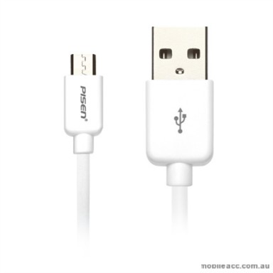 PISEN Micro USB Data Cable 800mm - White