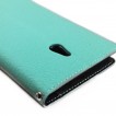 Mercury Goospery Fancy Diary Wallet Case for Nokia Lumia 1320 - Mint