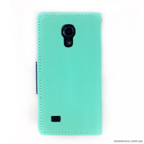 Mercury Goospery Fancy Diary Wallet Case for Samsung Galaxy S4 mini - Green