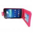 Synthetic Leather Flip Case for Samsung Galaxy S4 Active i9295 - Hot Pink