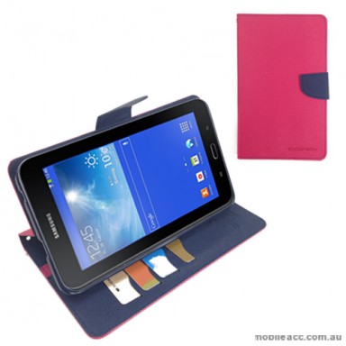 Korean Mercury Case for Samsung Galaxy Tab 3 7.0 Lite - Hot Pink