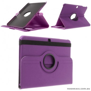 360 Degree Rotating Case for Samsung Galaxy Tab 4 10.1 - Purple