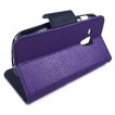 Wisecase Wallet Case Cover for Telstra Samsung Galaxy Trend Plus Purple