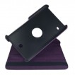 360 Degree Rotating Case for Samsung Galaxy Tab 4 8.0 - Purple