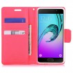 Mercury Goospery Bravo Diary Wallet Case For Samsung Galaxy A3 2016 - Hot Pink
