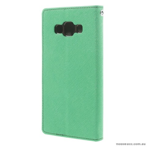Korean Mercury Fancy Diary Wallet Case for Samsung Galaxy A5 - Green