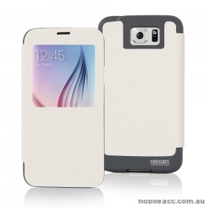 Korean Mercury WOW View Cover for Samsung Galaxy S6 - White