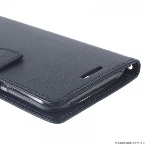Mercury Goospery Bravo Diary Wallet Case For Samsung Galaxy J5 2016 - Navy