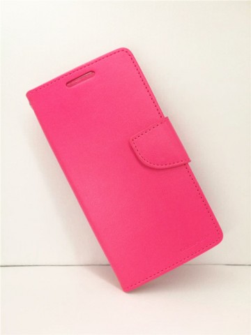 Mercury Goospery Bravo Diary Wallet Case For Samsung Galaxy J5 Prime - Hot Pink