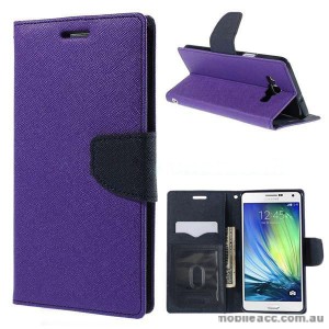 Wisecase Wallet Case for Samsung Galaxy A7 Purple