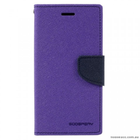 Mercury Goospery Fancy Diary Wallet Case For Samsung Galaxy A3 2017 Purple