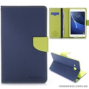 Mercury Goospery Fancy Diary Wallet Case Cover For Samsung Galaxy Tab A 7.0 2016 - Navy