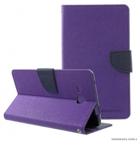 Mercury Goospery Fancy Diary Wallet Case Cover For Samsung Galaxy Tab A 7.0 2016 - Purple