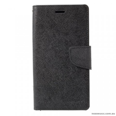 Korean Mercury Fancy Diary Wallet Case For Samsung Galaxy J5 Pro - Black