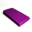 Synthetic PU Leather Flip Case with Credit Card Slots for Sony Xperia Z L36i - Purple