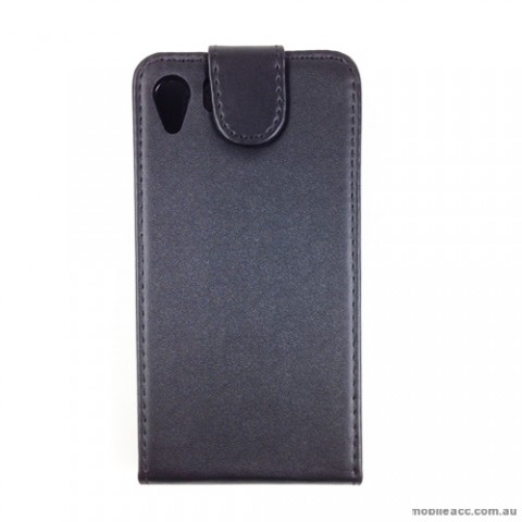 Synthetic Leather Flip Case for Sony Xperia Z1 L39h - Black