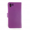 Synthetic Leather Wallet Case for Sony Xperia Z1 L39h - Purple