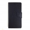 Mercury Goospery Fancy Diary Wallet Case for Sony Xperia Z1 - Black
