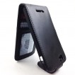Synthetic Leather Flip case for Sony Xperia M - Black