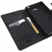 Mercury Fancy Diary Wallet Case for Sony Xperia M2 - Black