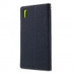 Korean Mercury Fancy Diary Wallet Case for Sony Xperia Z5 Compact Blue