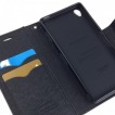 Korean Mercury Fancy Dairy Wallet Case For Sony Xperia XA1 - Black