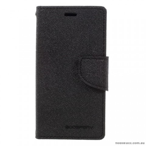 Korean Mercury Fancy Diary Wallet Case For Sony Xperia XZ1 - Black