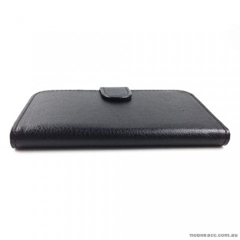 Synthetic Leather Wallet Case for LG G2 D802 - Black
