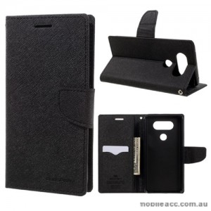Korean Mercury Fancy Diary Wallet Case For LG G6 Black