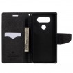Korean Mercury Fancy Diary Wallet Case For LG G6 Black