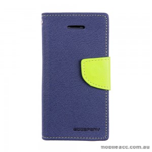 Mercury Goospery Fancy Diary Wallet Case for iPhone 5C - Navy Blue