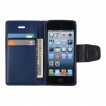 Mercury Goospery Sonata Wallet Case for iPhone 5C - Navy