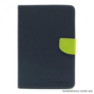 Korean Mercury Fancy Diary Wallet Case for Apple iPad mini 4 Blue