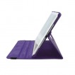360 Degree Rotary Flip Case for iPad Air - Purple