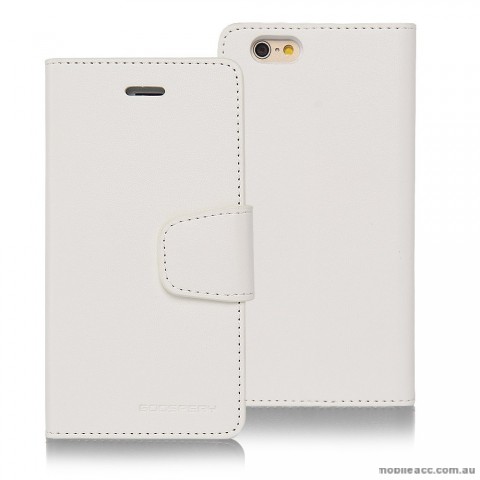 Korean Mercury Sonata Wallet Case Cover for iPhone 6/6S White