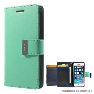 Korean Mercury Rich Diary Wallet Case for iPhone 6+/6S+  - Green