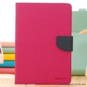 Korean Mercury Fancy Diary Wallet Case Cover for iPad Pro 9.7 Inch Hot Pink+ SP