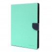 Mercury Goospery Fancy Diary Case For Apple New iPad 9.7 - Mint Green