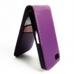 Synthetic PU Leather Flip Case for Blackberry Z10 - Purple