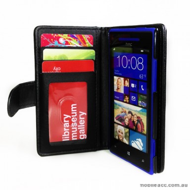 Synthetic Leather Wallet Case for HTC Windows Phone 8X