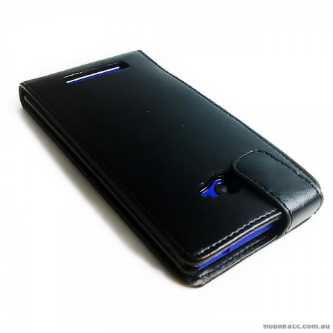 Flip Pouch Case for HTC Windows Phone 8X - Black