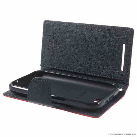 Korean Mercury Fancy Diary Wallet Case for HTC Desire 310 - Red